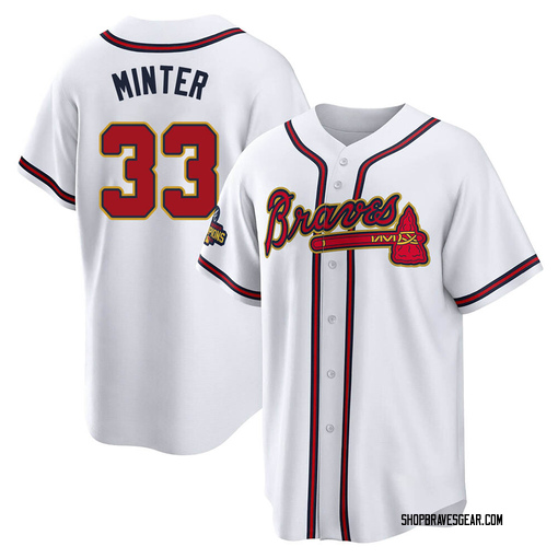 Article Representing the Atlanta Braves in Style with A.J. Minter Jerseys