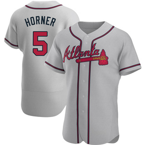 Bob Horner Men's Atlanta Braves Home Jersey - White Authentic