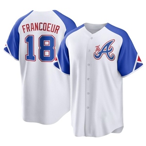 Atlanta Braves #7 Jeff Francoeur Genuine Merchandise by True Fan jersey  42-44