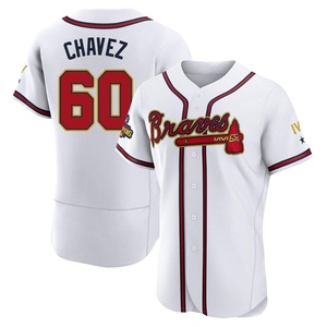 Jesse Chavez #60 Atlanta Braves 2023 Season White AOP Baseball Shirt  Fanmade