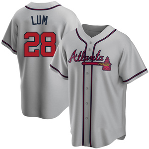 Mike Lum Atlanta Braves Youth Backer T-Shirt - Ash