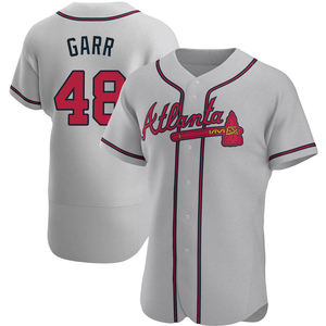 Ralph Garr Atlanta Braves Men's Navy Backer Long Sleeve T-Shirt 