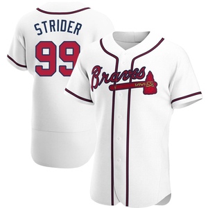 Men's Atlanta Braves Spencer Strider Cool Base Home Jersey – White –  Outfitters Adventure