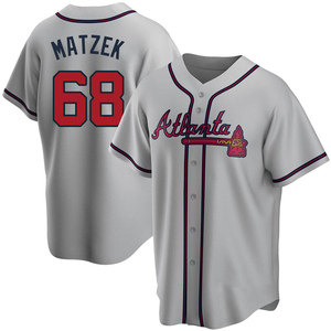 Tyler Matzek Atlanta Braves Men's Backer T-Shirt - Ash