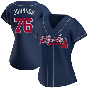 Joc Pederson Women's Atlanta Braves Alternate Jersey - Black Holographic  Replica