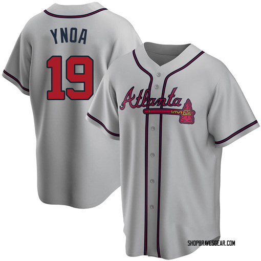 Huascar Ynoa Men's Atlanta Braves Alternate Jersey - Navy Authentic