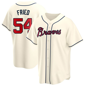 Max Fried Atlanta Braves Youth Navy Backer T-Shirt 