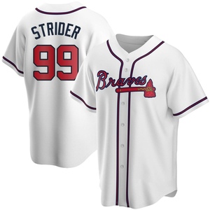 Fanatics (Nike) Spencer Strider Atlanta Braves Replica Alt Jersey - Red, Red, 100% POLYESTER, Size XL, Rally House